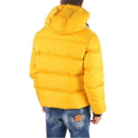 Dsquared² Yellow Nylon Men Jacket - Hilstor