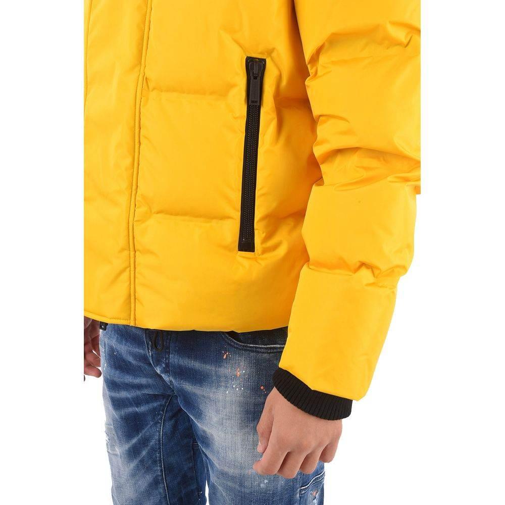 Dsquared² Yellow Nylon Men Jacket - Hilstor