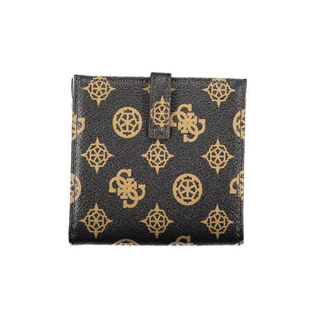 Guess Jeans Brown Polyethylene Wallet - Hilstor