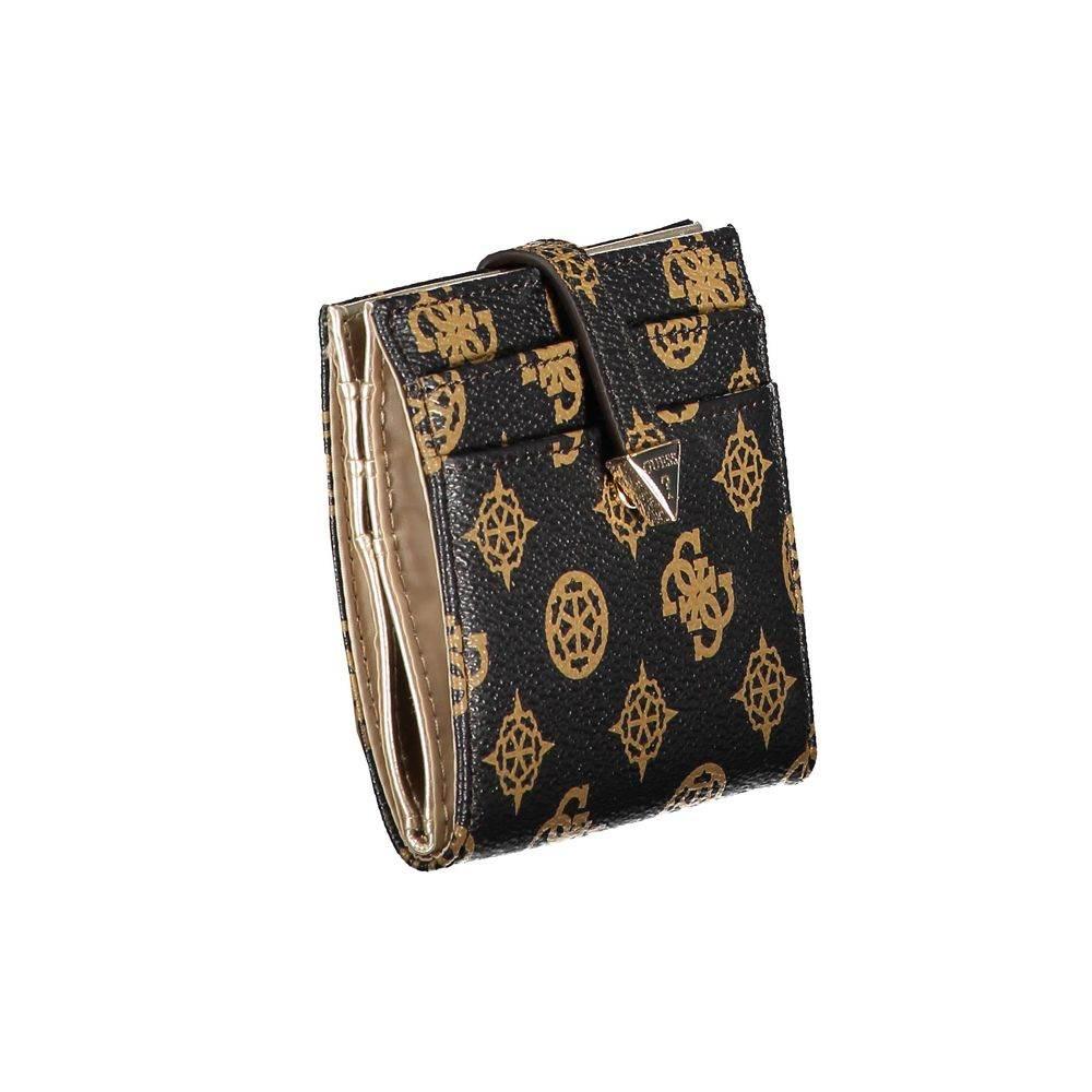Guess Jeans Brown Polyethylene Wallet - Hilstor