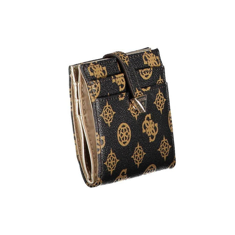 Guess Jeans Brown Polyethylene Wallet - Hilstor