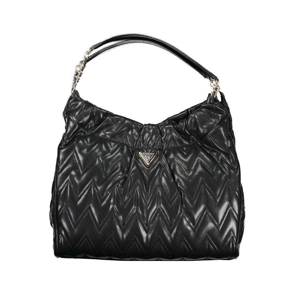Guess Jeans Black Polyethylene Handbag - Hilstor