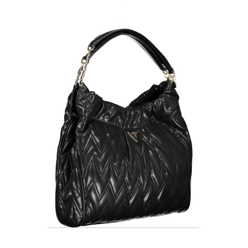 Guess Jeans Black Polyethylene Handbag - Hilstor