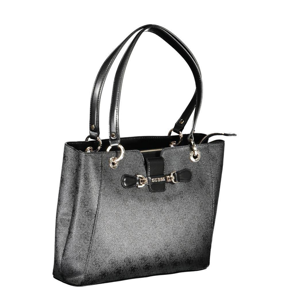 Guess Jeans Black Polyethylene Handbag - Hilstor