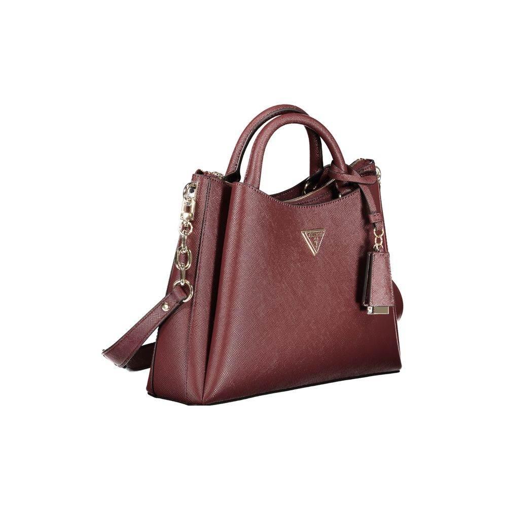 Guess Jeans Brown Polyethylene Handbag - Hilstor