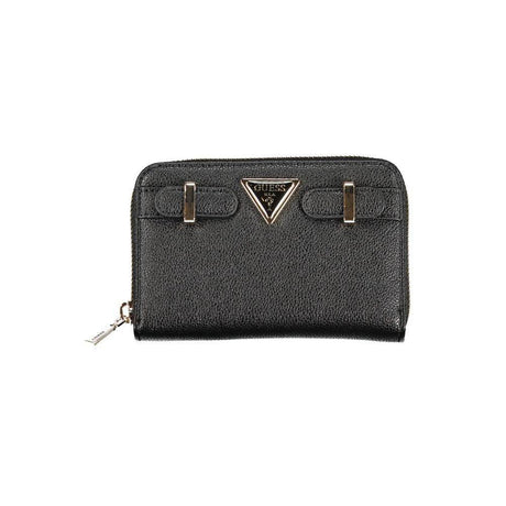 Guess Jeans Black Polyethylene Wallet - Hilstor