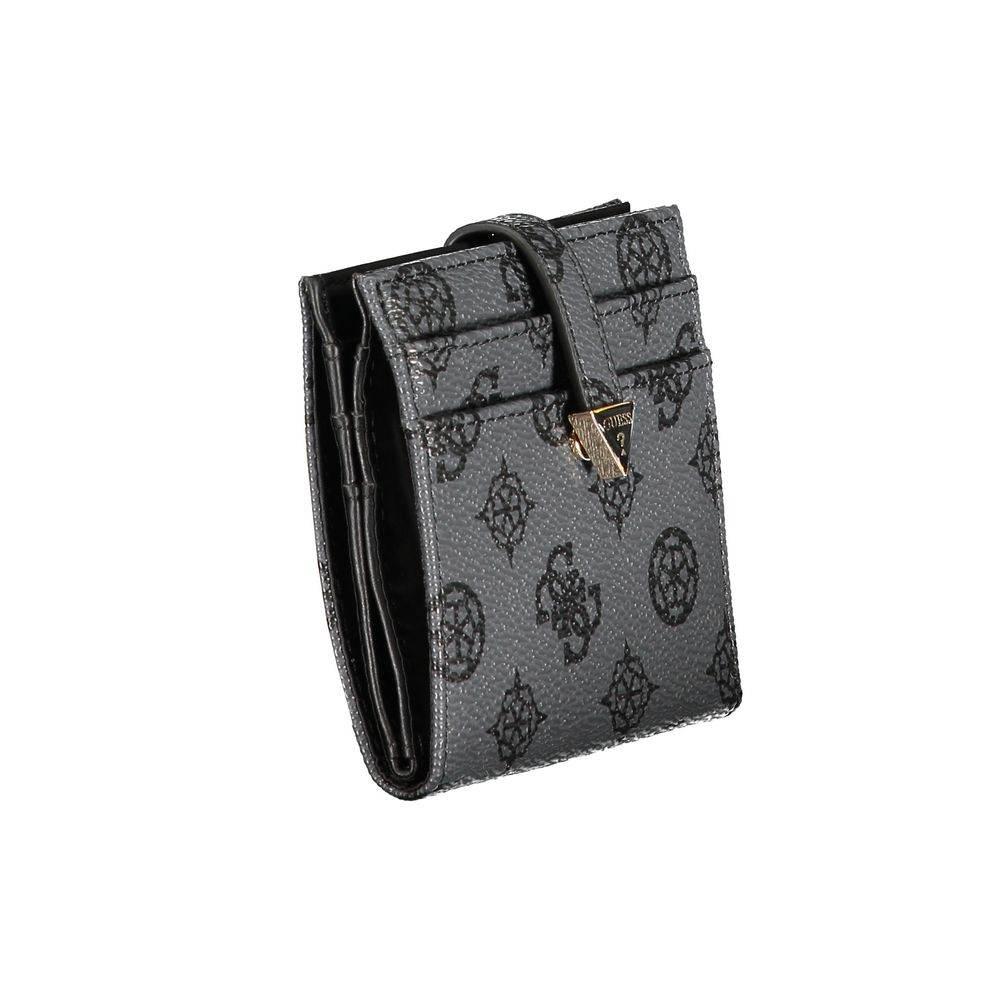 Guess Jeans Gray Polyethylene Wallet - Hilstor