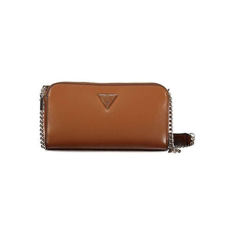 Guess Jeans Brown Polyethylene Handbag - Hilstor