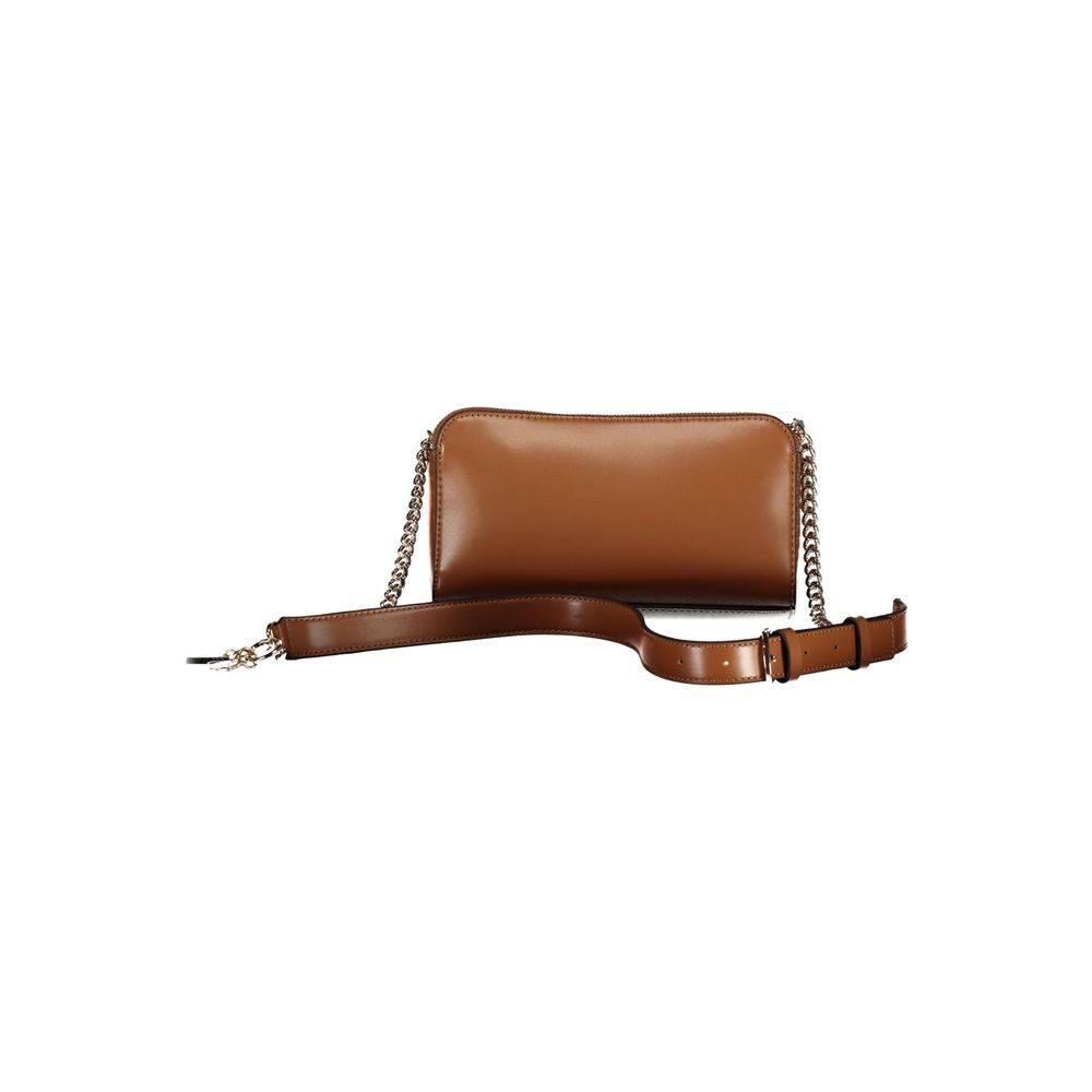 Guess Jeans Brown Polyethylene Handbag - Hilstor