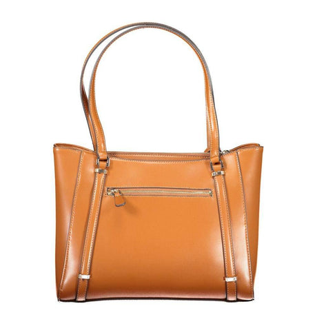 Guess Jeans Brown Polyethylene Handbag - Hilstor