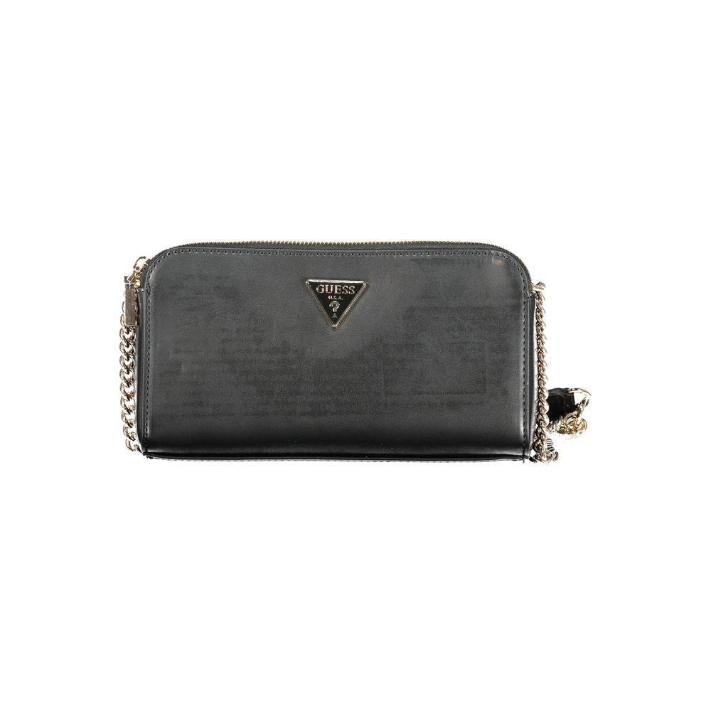 Guess Jeans Black Polyethylene Handbag - Hilstor