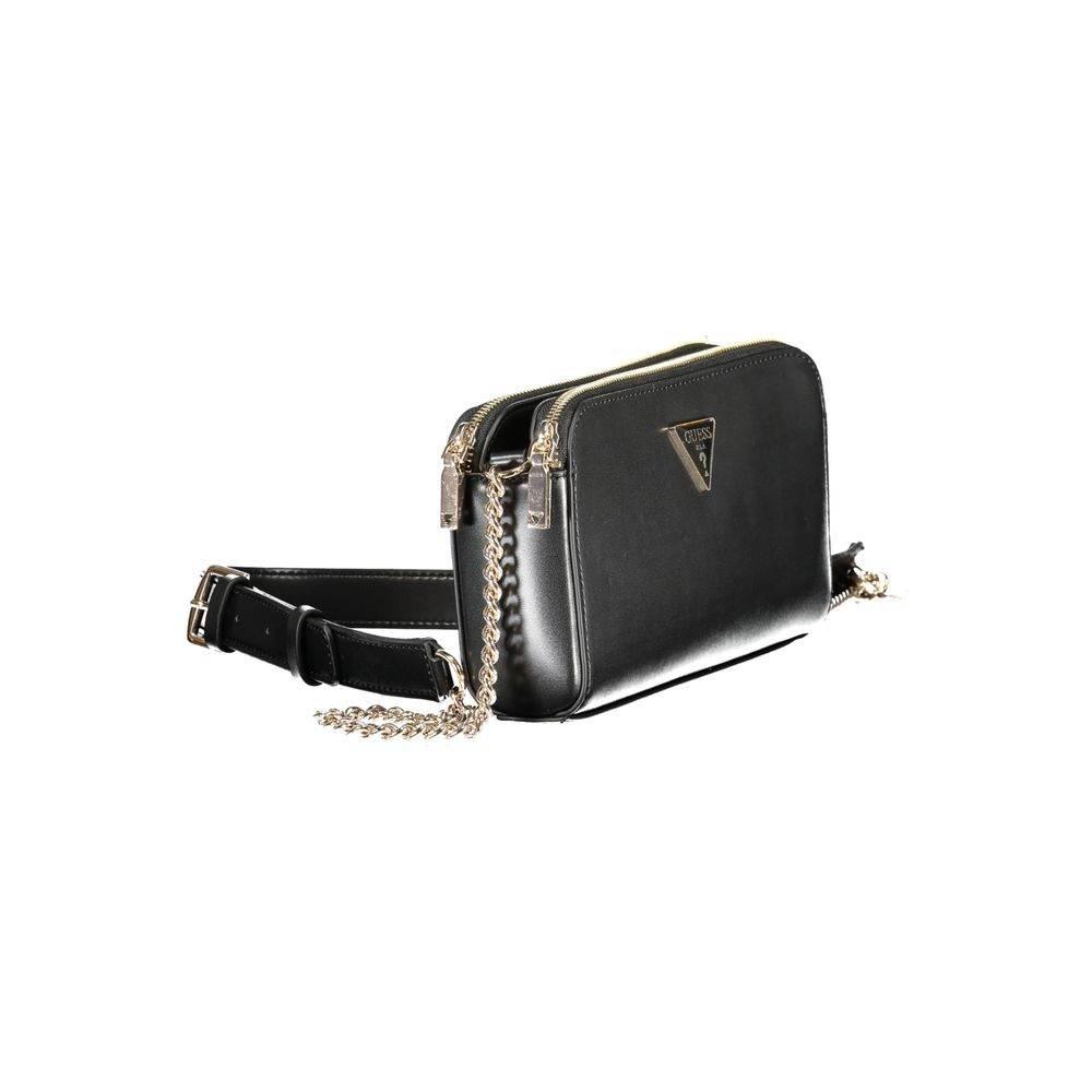 Guess Jeans Black Polyethylene Handbag - Hilstor