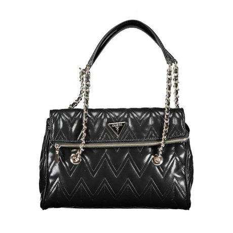 Guess Jeans Black Polyethylene Handbag - Hilstor