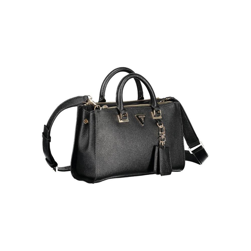 Guess Jeans Black Polyethylene Handbag - Hilstor