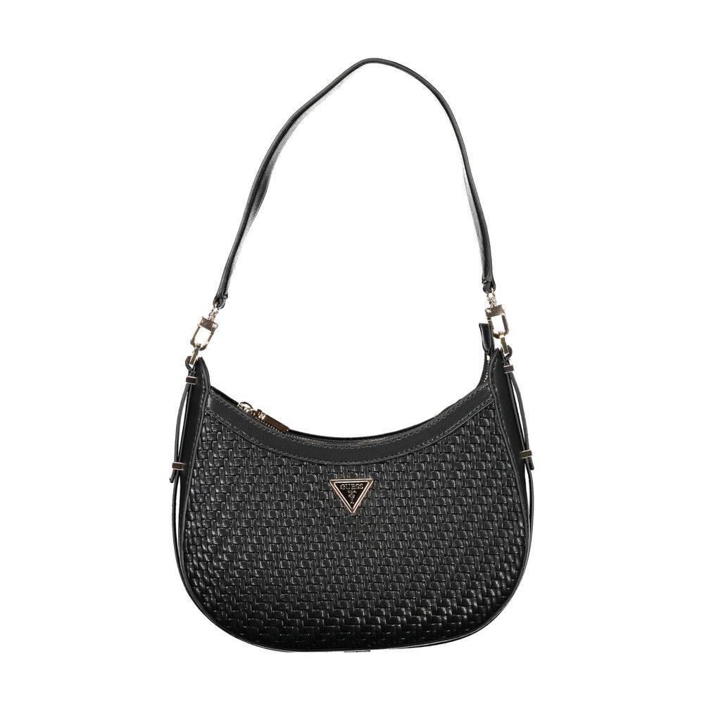 Guess Jeans Black Polyethylene Handbag - Hilstor