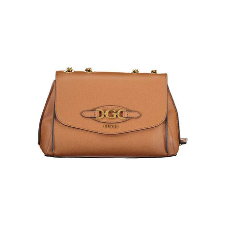 Guess Jeans Brown Polyethylene Handbag - Hilstor