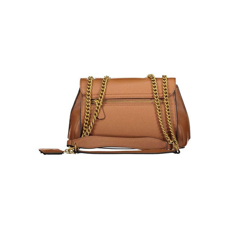 Guess Jeans Brown Polyethylene Handbag - Hilstor
