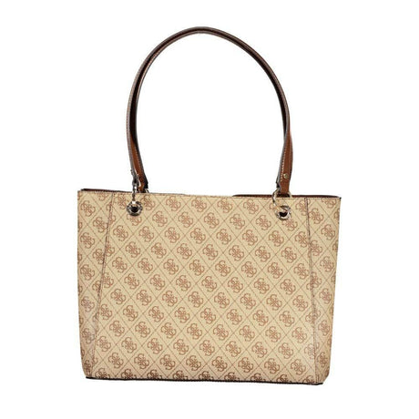 Guess Jeans Beige Polyethylene Handbag - Hilstor