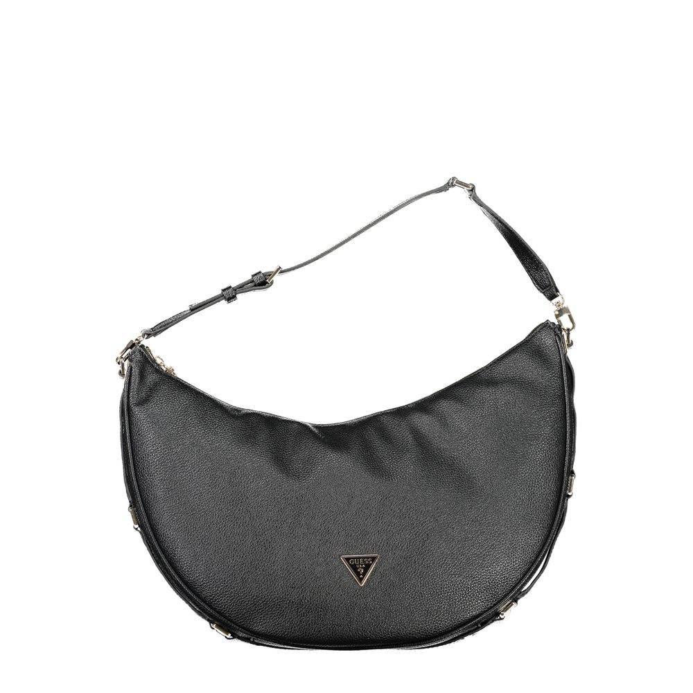 Guess Jeans Black Polyethylene Handbag - Hilstor