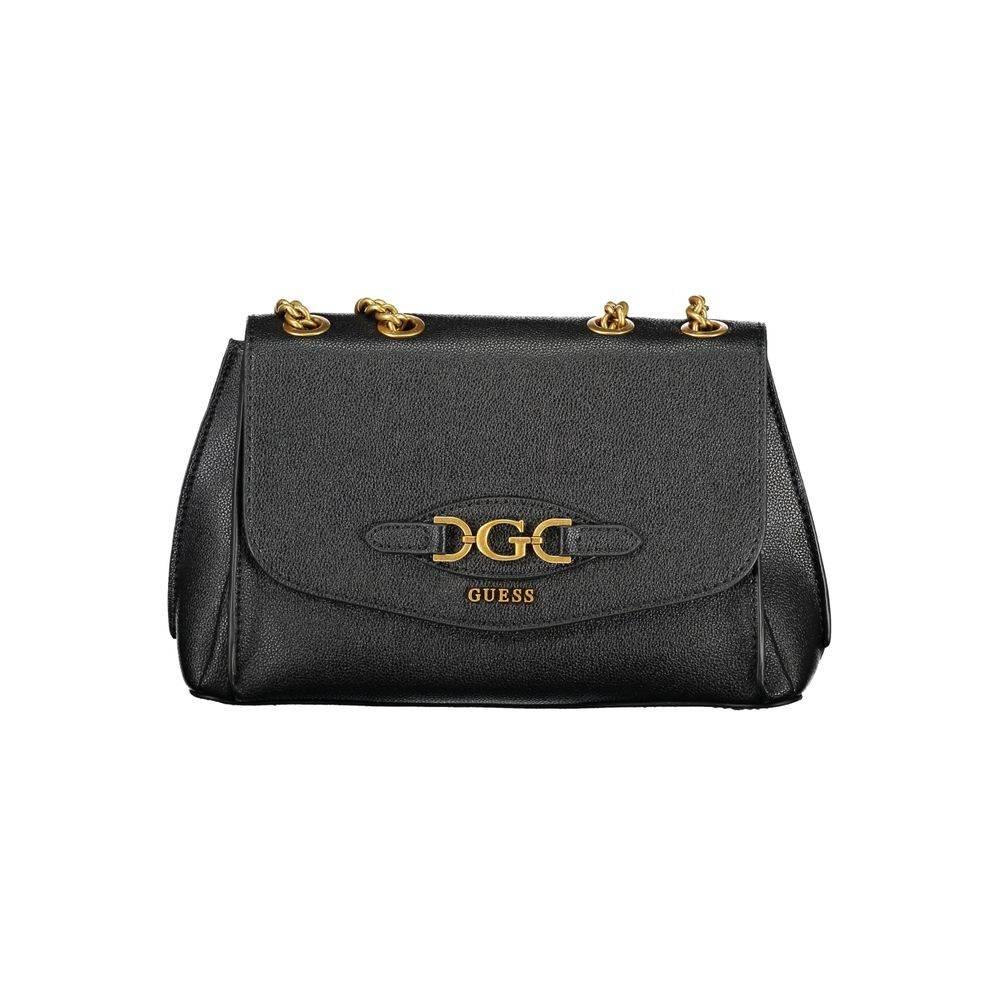 Guess Jeans Black Polyethylene Handbag - Hilstor