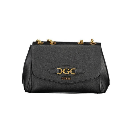 Guess Jeans Black Polyethylene Handbag - Hilstor