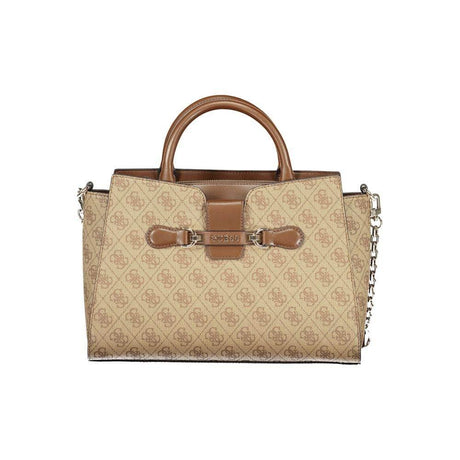 Guess Jeans Beige Polyethylene Handbag - Hilstor