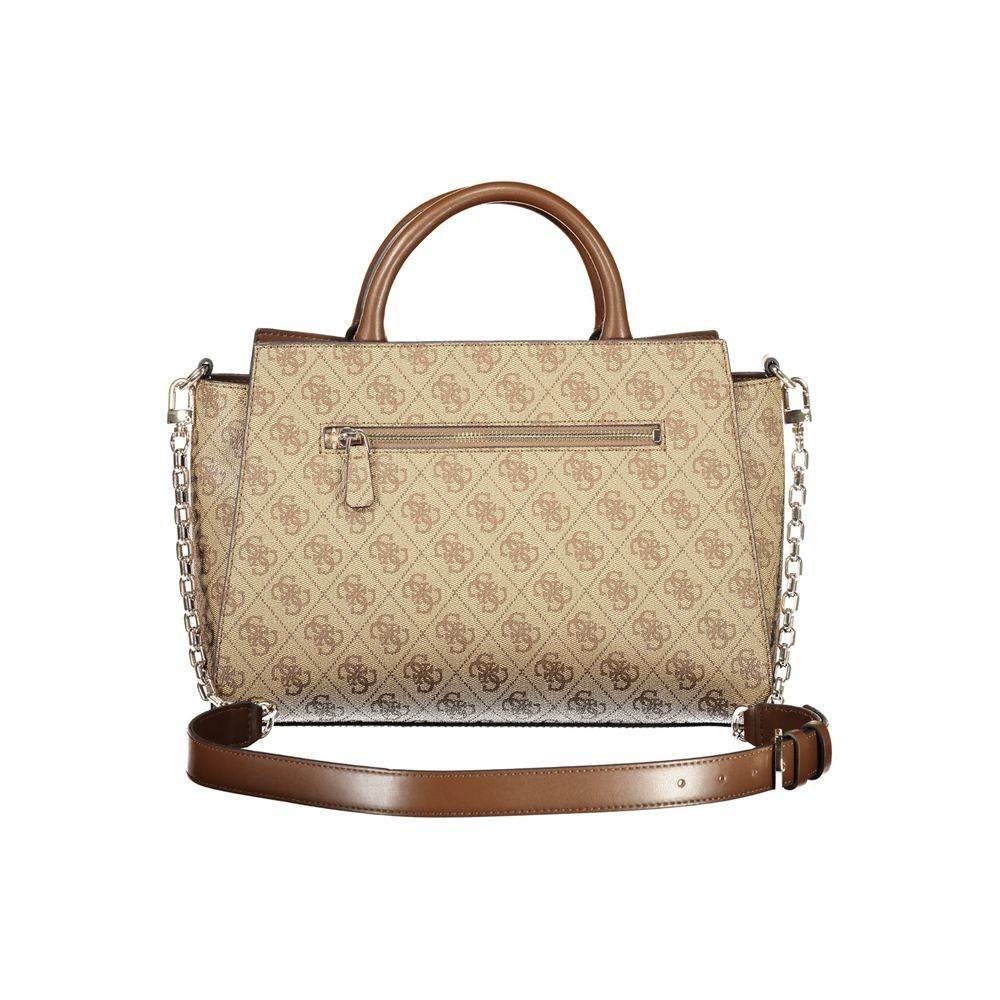 Guess Jeans Beige Polyethylene Handbag - Hilstor