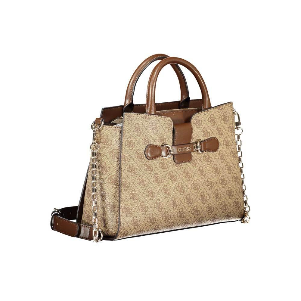 Guess Jeans Beige Polyethylene Handbag - Hilstor