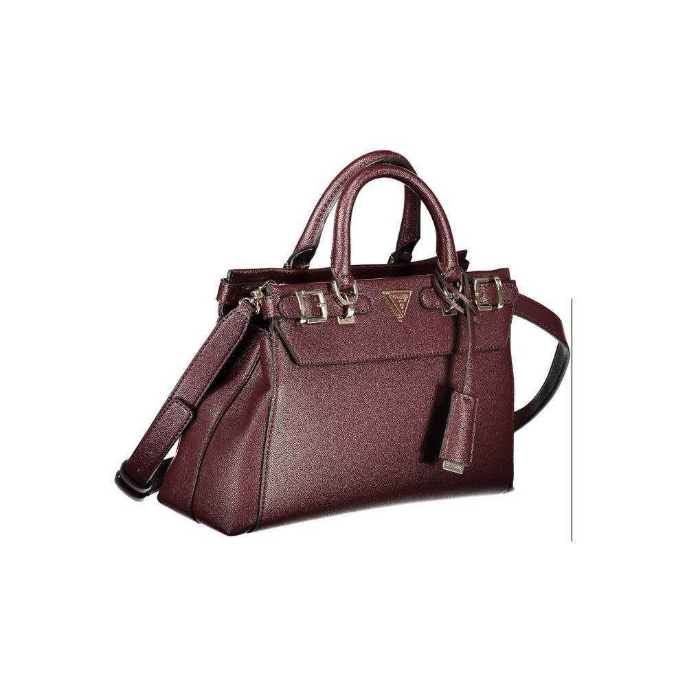 Guess Jeans Brown Polyethylene Handbag - Hilstor