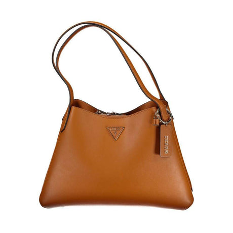 Guess Jeans Brown Polyethylene Handbag - Hilstor