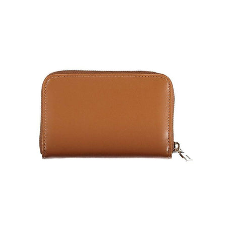 Guess Jeans Brown Polyethylene Wallet - Hilstor