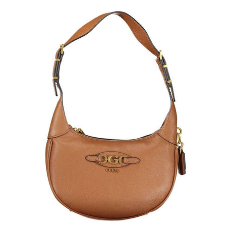 Guess Jeans Brown Polyethylene Handbag - Hilstor