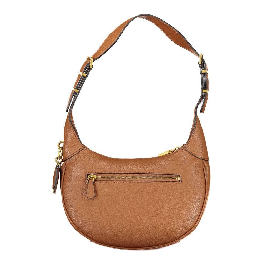 Guess Jeans Brown Polyethylene Handbag - Hilstor