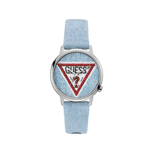 Guess Blue Leather / Leather Watch - Hilstor
