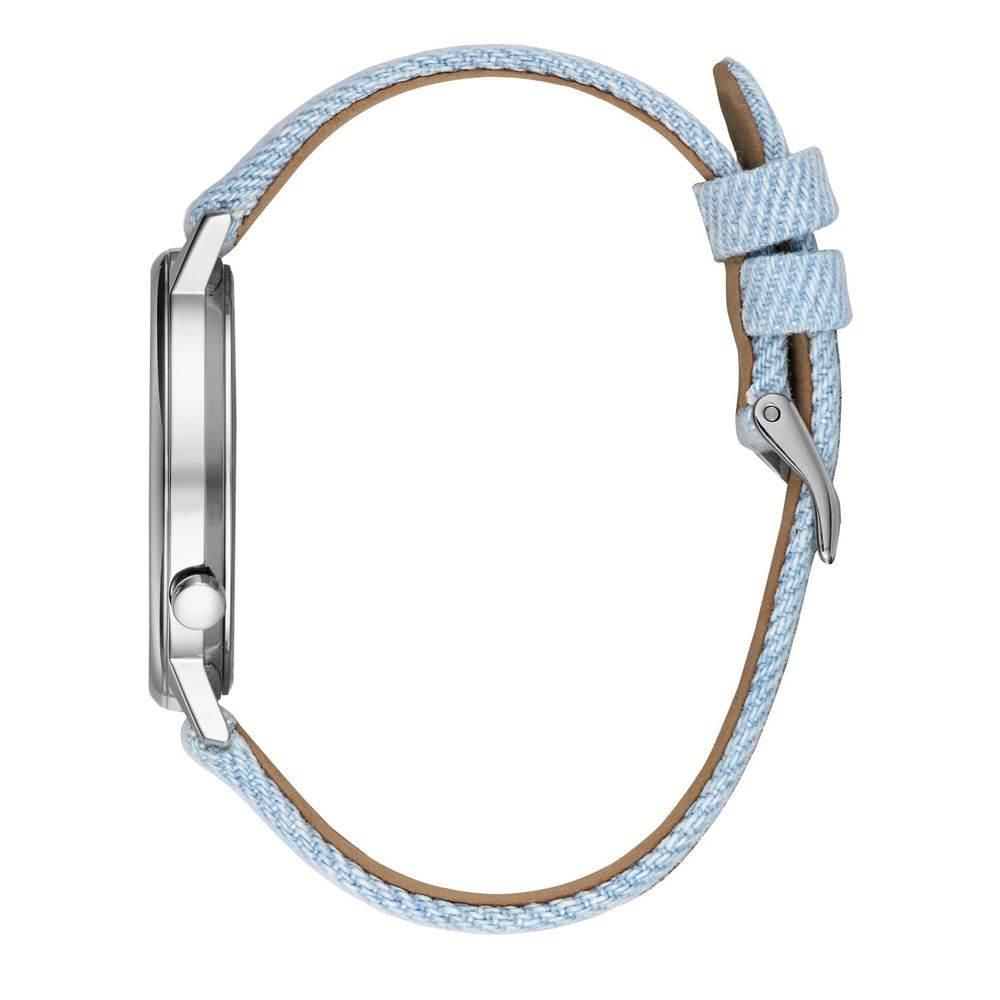 Guess Blue Leather / Leather Watch - Hilstor