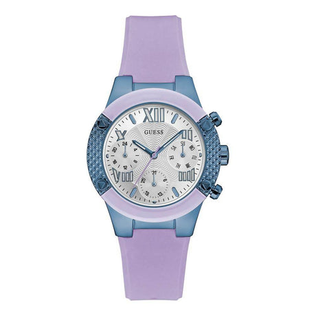 Guess Purple Silicone Watch - Hilstor