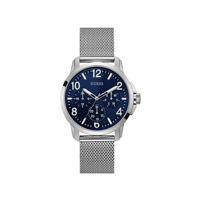 Guess Silver Steel Watch - Hilstor