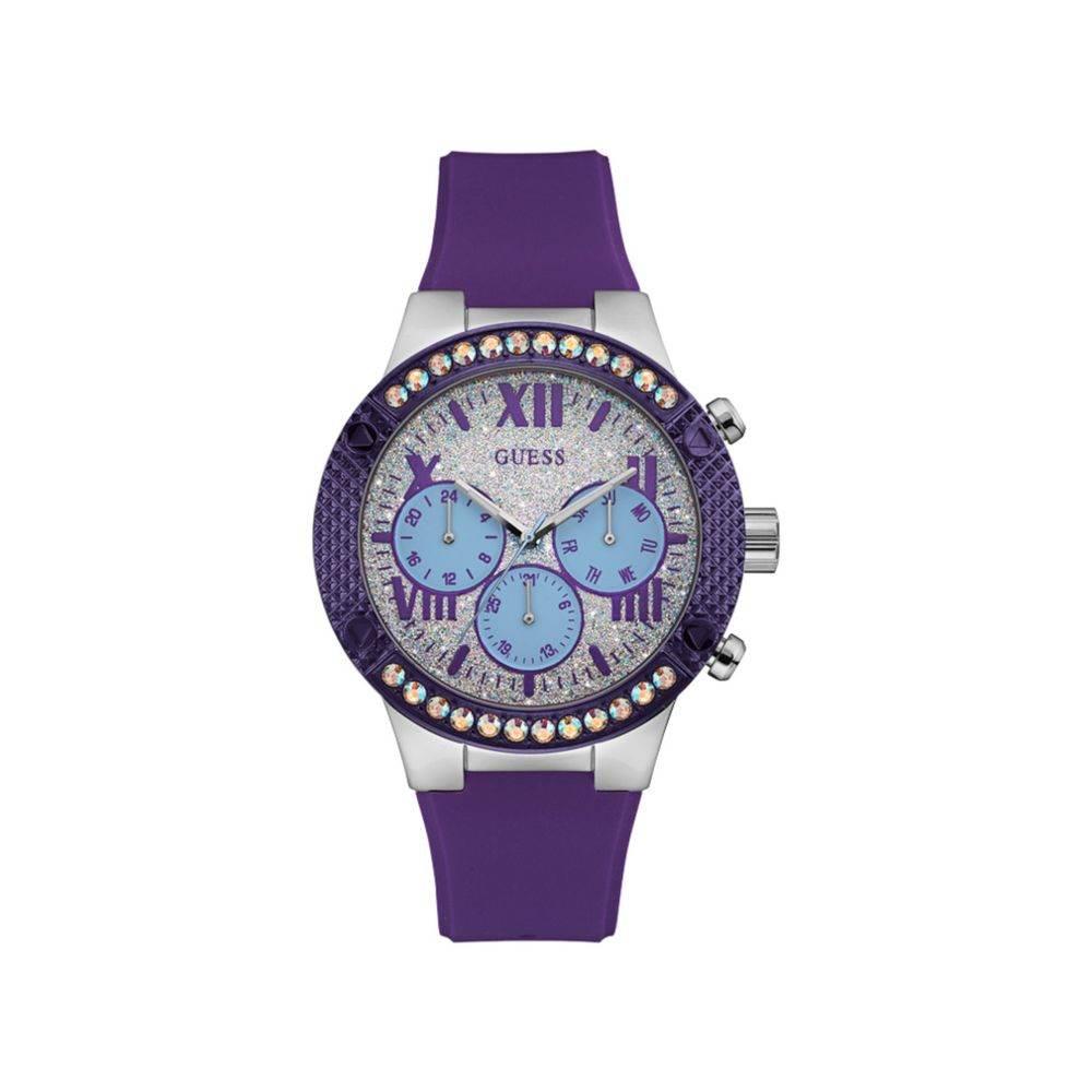 Guess Purple Silicone Watch - Hilstor