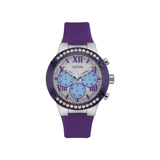 Guess Purple Silicone Watch - Hilstor