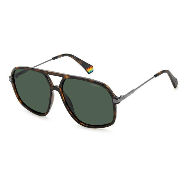 Polaroid Brown Plastic Sunglasses - Hilstor