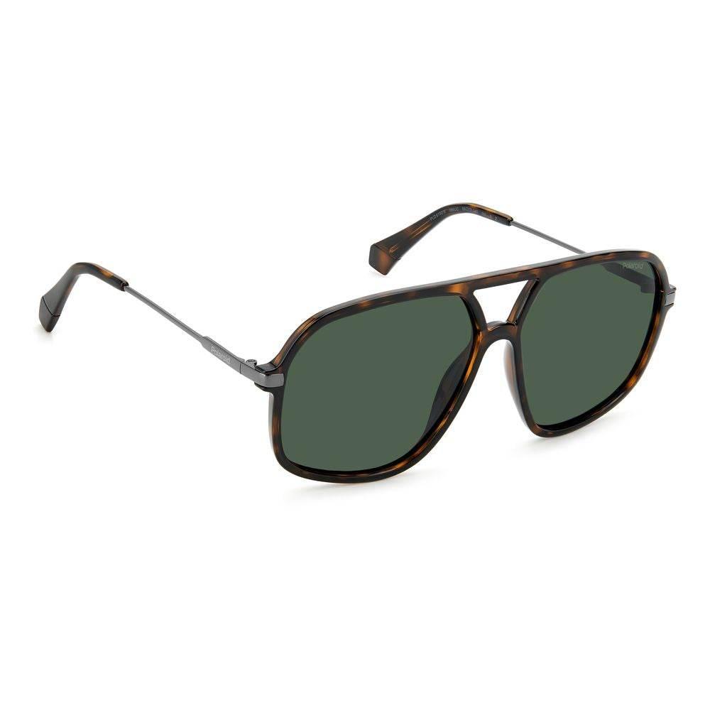 Polaroid Brown Plastic Sunglasses - Hilstor