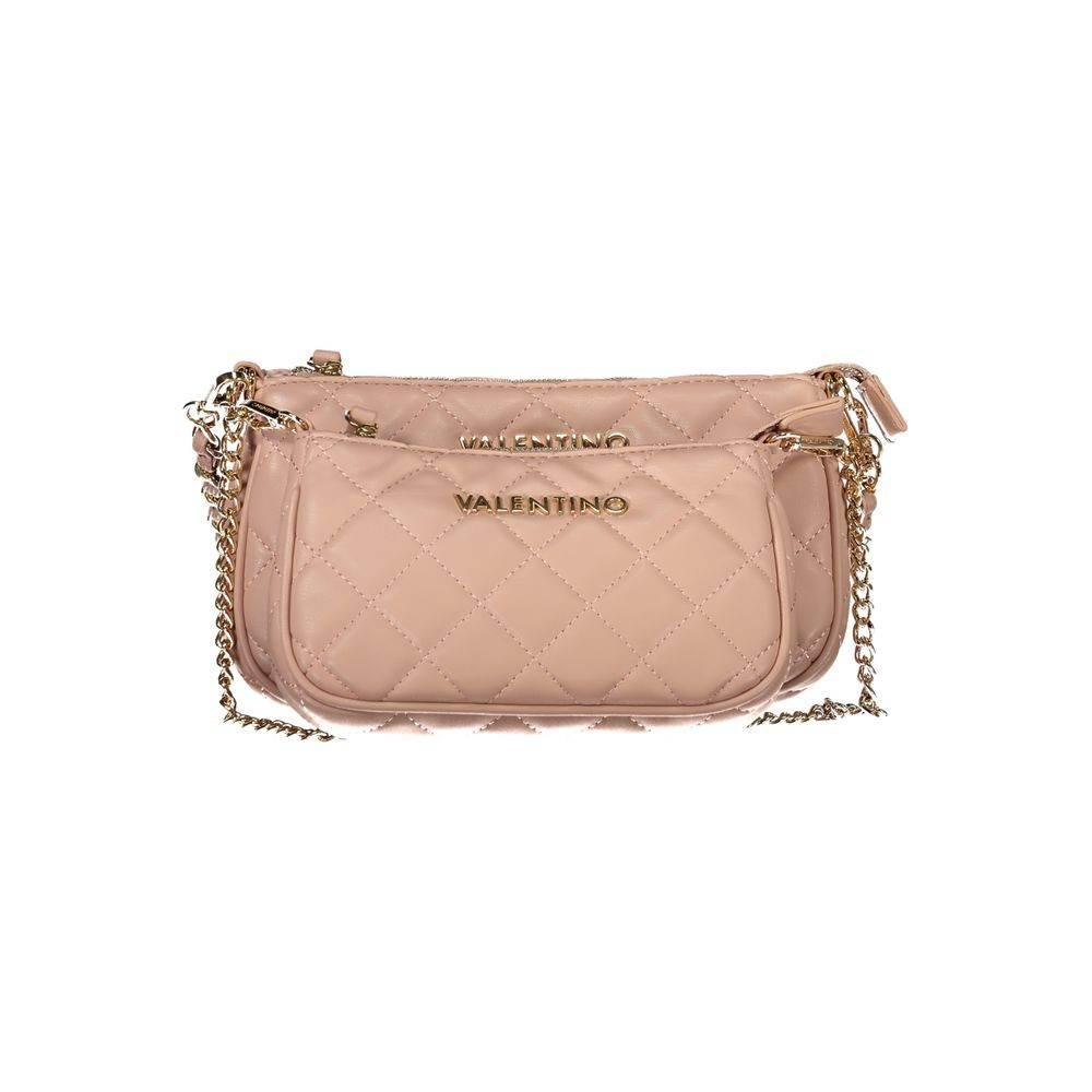 Valentino Bags Pink Polyethylene Handbag - Hilstor