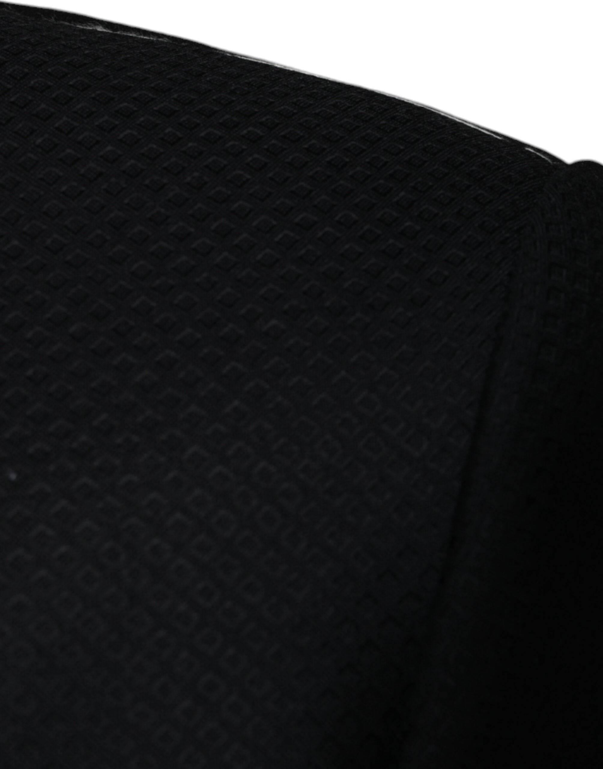 Dolce & Gabbana Black MARTINI Bee Single Breasted Blazer - Hilstor