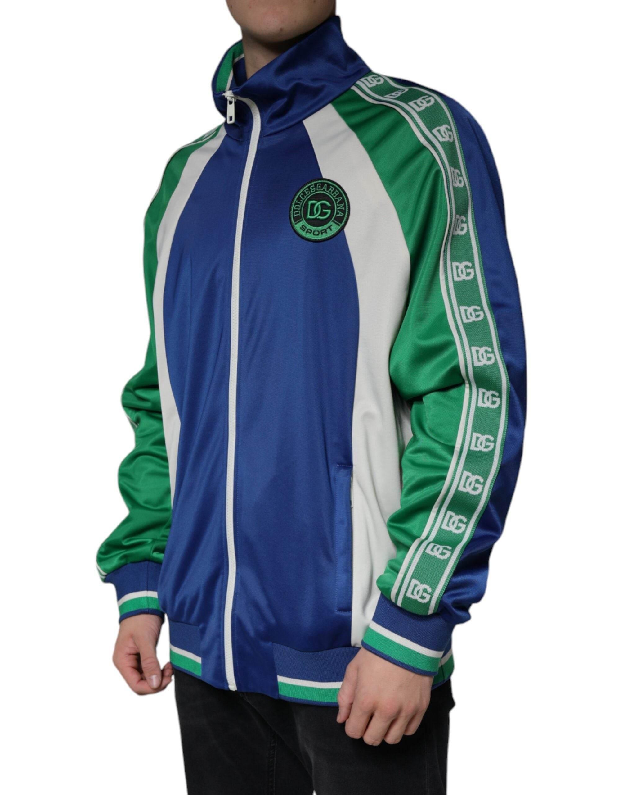 Dolce & Gabbana Multicolor Polyester Full Zip Bomber Jacket - Hilstor