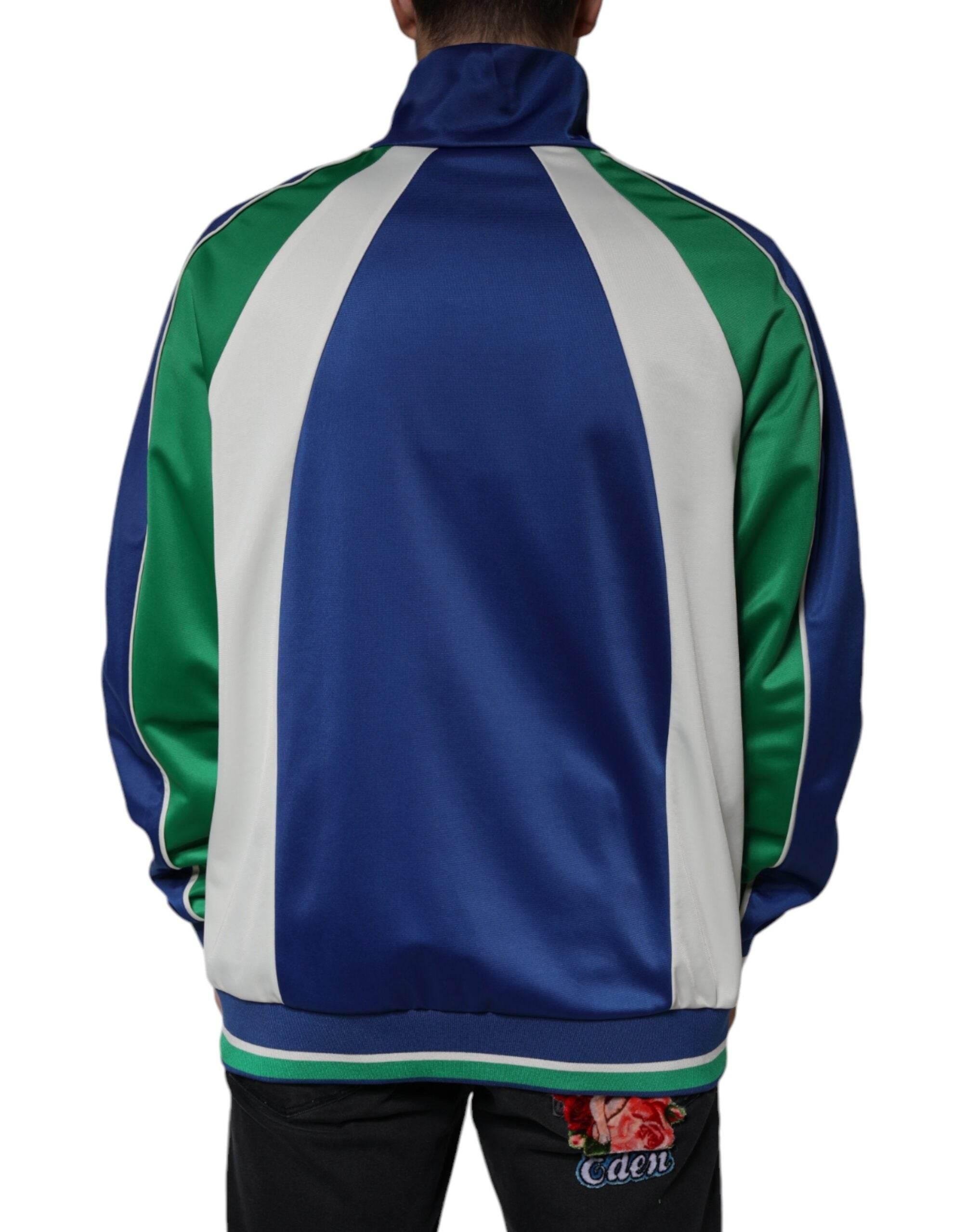Dolce & Gabbana Multicolor Polyester Full Zip Bomber Jacket - Hilstor