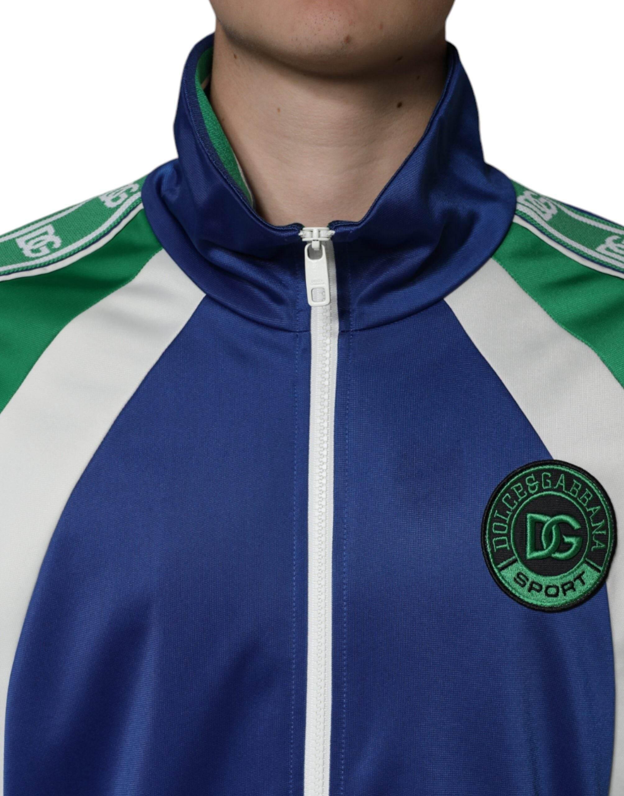 Dolce & Gabbana Multicolor Polyester Full Zip Bomber Jacket - Hilstor