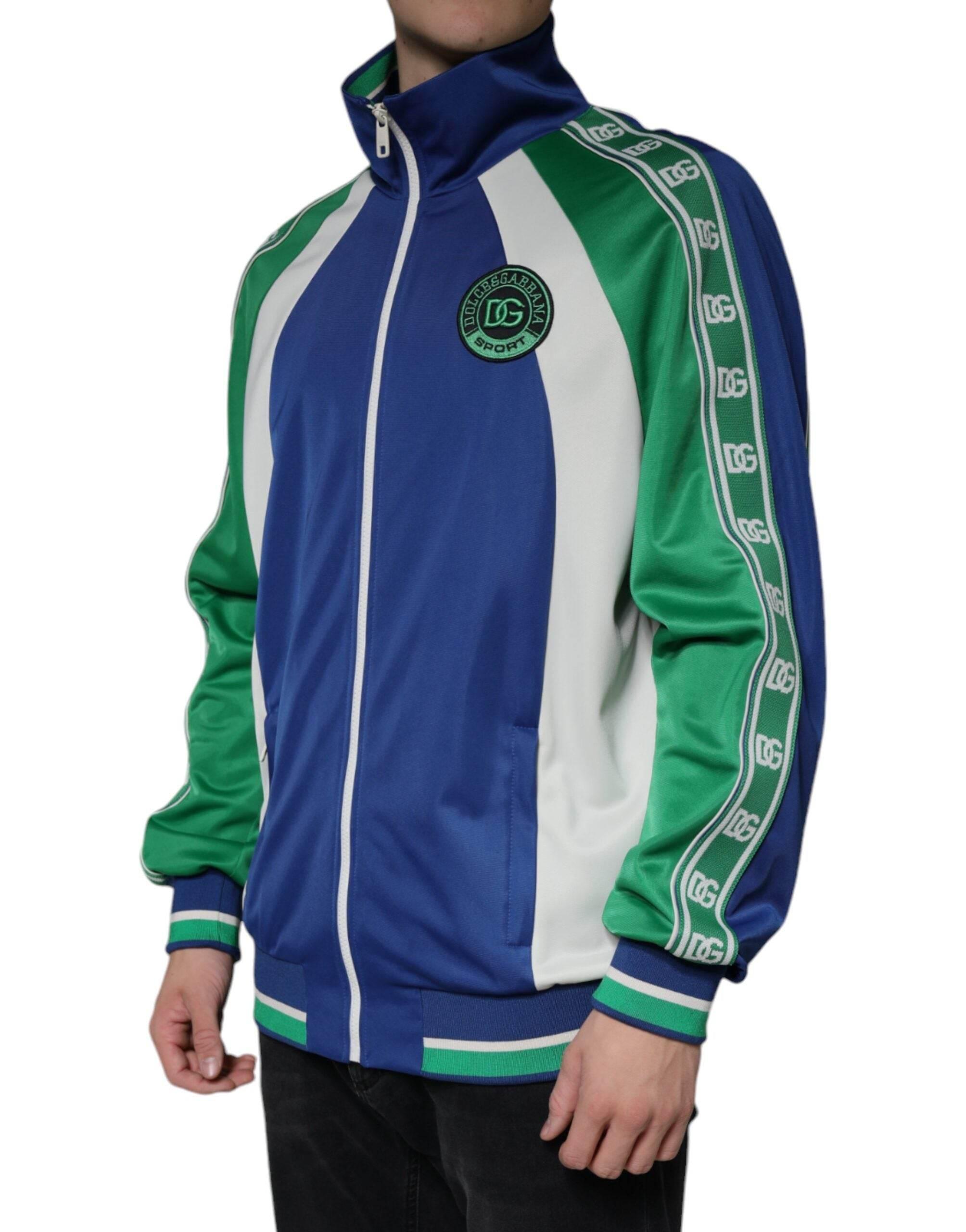 Dolce & Gabbana Multicolor Polyester Full Zip Bomber Jacket - Hilstor