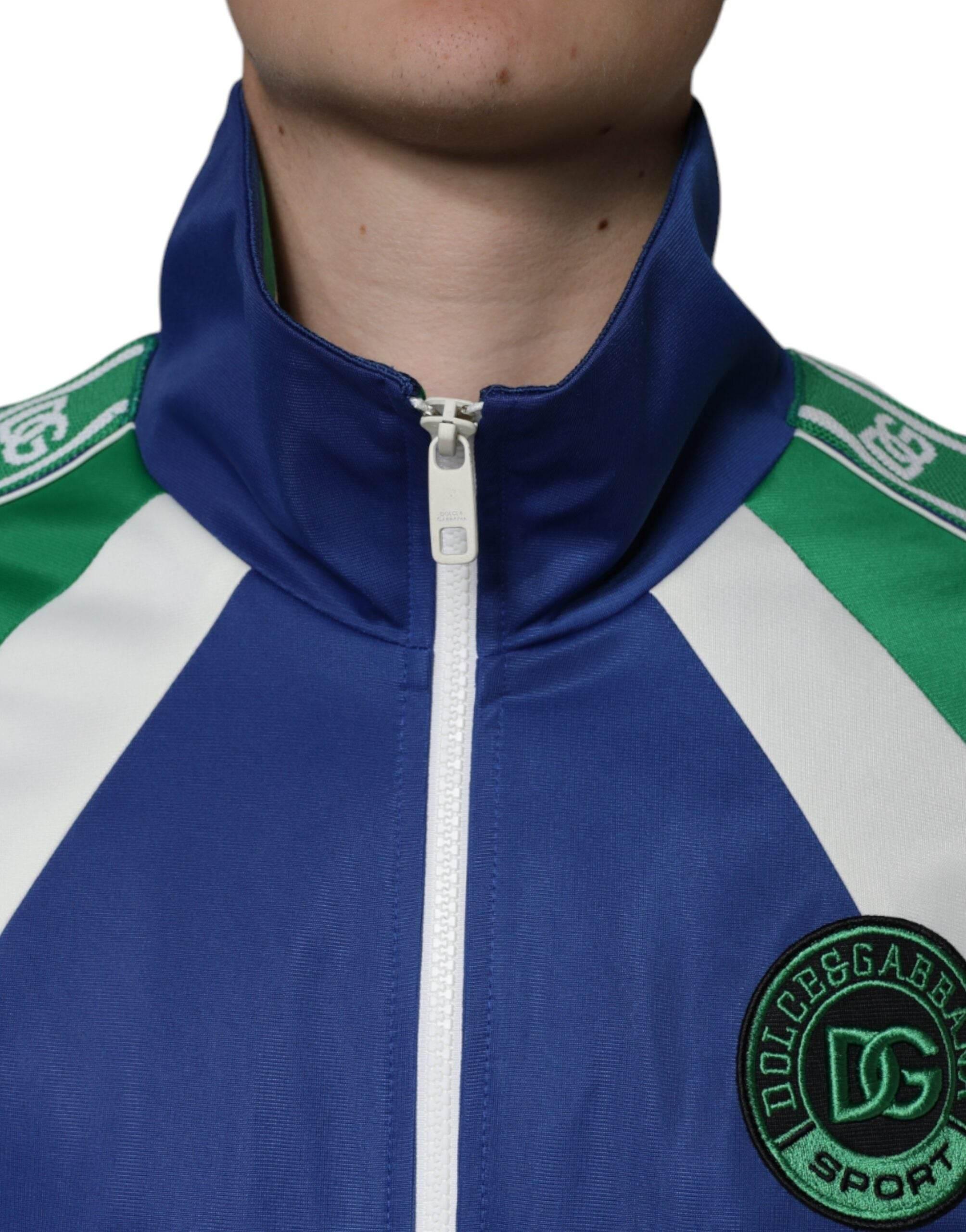 Dolce & Gabbana Multicolor Polyester Full Zip Bomber Jacket - Hilstor