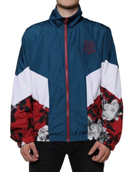 Dolce & Gabbana Multicolor Polyester Full Zip Jacket - Hilstor