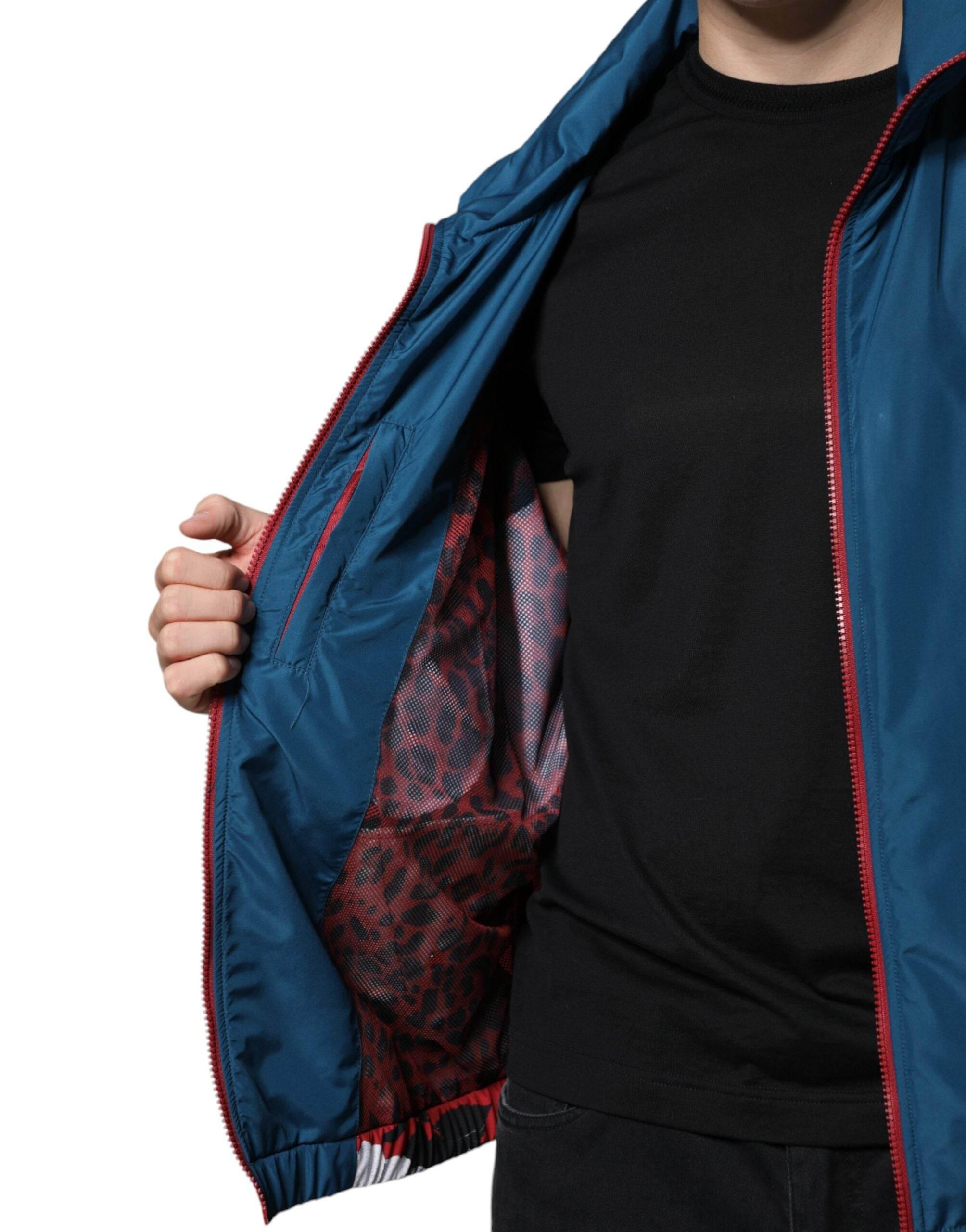 Dolce & Gabbana Multicolor Polyester Full Zip Jacket - Hilstor